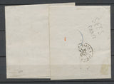 1874 Lettre N°38 40c orange obl étoile 1 avec SEE 2 Fils au dos du timbre P4015