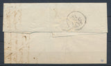 1828 Lettre Cursive Double 51/Ste Suzanne/EVRON + 51 EVRON MAYENNE RARE P4059