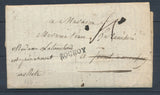 1809 Lettre Déboursés DEB. 52 PONT-A-MOUSSON MEURTHE (52) Signé . P4060