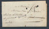 1809 Lettre Déboursés DEB. 52 PONT-A-MOUSSON MEURTHE (52) Signé . P4060