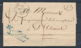 1844 Lettre griffe Sous-préfecture de St-Dié + CAD T13 ST DIEY VOSGES(82) P4234