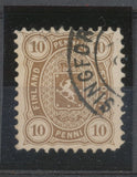 Finlande N°15a 10p brun Dentelé 11. P426
