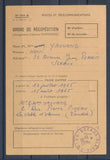 1965 carte Ordre de réexpédition des correspondances tarif à 5F PA N°40 P4310
