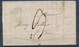 1843 Lettre CAD T14 LA VOULTE + BR F : St JULIEN ARDECHE (06) SUP. P4333
