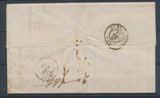 1843 Lettre CAD T14 LA VOULTE + BR F : St JULIEN ARDECHE (06) SUP. P4333