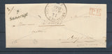 1844 Lettre cursive 9/Ramerupt 26mm + PP + T12 Arcis-Sur-Aube AUBE (9). P4352