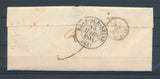 1844 Lettre cursive 9/Ramerupt 26mm + PP + T12 Arcis-Sur-Aube AUBE (9). P4352