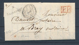 1847 Lettre cursive 9/Ramerupt 26mm + PP + T15 Arcis-Sur-Aube AUBE (9). P4353