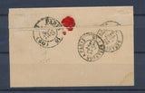1872 Lettre N°60 obl PCduGC256 +CAD T17 AVALLON YONNE(83) RR P4359