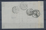 1871 Lettre N°29 obl GC2438 + Convoyeur Station Terre-Noire LY.MON LOIRE P4360