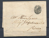 1829 Lettre cachet négatif BELFORTE pour Pesaro. Superbe. P4377