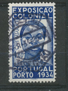 Portugal Expo 1934 N°574 1.60 Bleu Oblitéré TB P439