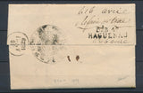 1829 Lettre Marque Déboursé DEB.67/HAGUENAU BAS-RHIN(67) Superbe P4407