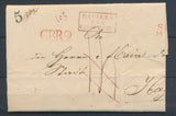 1829 Lettre Marque Déboursé DEB.67/HAGUENAU BAS-RHIN(67) Superbe P4407