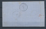 1872 Lettre N°60 Obl Convoyeur Station RISCLE T.Mx. Bleue + BM GERS(31) P4427