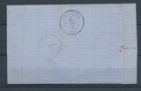 1872 Lettre N°60 Obl Convoyeur Station RISCLE T.Mx. Bleue + BM GERS(31) P4427