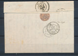 1873 Lettre N°60 Obl. L.P. + Convoyeur station Sérézin VAL.L. ISERE(37) P4430