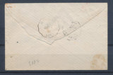1871 Enveloppe Convoyeur station GRENADE-S-L'ADOUR T.Mx. bleue LANDES(39) P4432