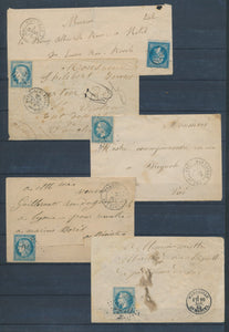 Lot de 5 env. Marseille BOUCHES DU RHONE(12) Cote 1900€. Que les rares P4438