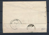 1850 Lettre Obl T15 Colombey les Belles + BR B GUIBAUMEIX MEURTHE (52) P4440