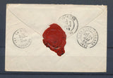 1869 Lettre 2*N°28 Obl GC4789 +T22 perlé BROMONT-LAMOTHE PUY-DE-DOME (62). P4457