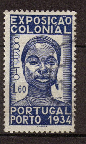 Portugal Scott A110 #560, used, 1e60 dark blue. P450
