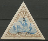 Colonie Cote des Somalis N°36 5c sur 25f brun et bleu Neuf * Sup. P4670
