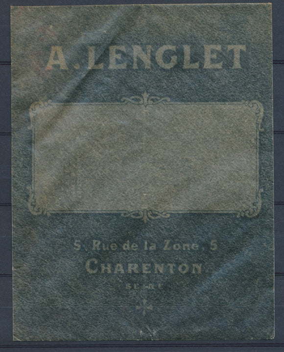 Enveloppe illustrée A.LENGLET CHARENTON P4823