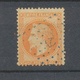 Classique N°31 40c orange Oblitéré Ancre bleue TB. P5105