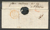 1821 Lettre en Franchise de Florence Italie taxée puis  "à Détaxer" P5186