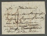 1829 Lettre DEBOURSES de MONTPELLIER et DEB 12 TARASCON BOUCHES DU RHONE P539