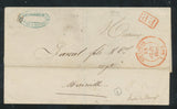 1846 Lettre en Port Payé (P.P Rouge) CAD Rouge Toulouse. Arrivée Marseille P572