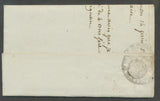 Lettre 1817 Marque 89 Avignon Rouge 36x12mm SUPERBE P659
