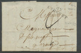 Lettre de 1813 avec marque linéaire 89 Cadenet 33x10mm, TB. P661