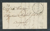 Lettre 1842 Cursive 78 Cogolin + CAD Le Luc type 14. P665