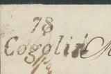 Lettre 1842 Cursive 78 Cogolin + CAD Le Luc type 14. P665