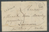Lettre 1829 Marque linéaire 89 La Palud, Bloc Dateur A SUP. P667
