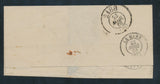 1868 Lettre N°29A 20c bleu GC 206 + Cachet Perlé Aubigne + B.P au dos 2188 P711
