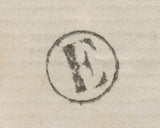 1867 Lettre N°22, 20c bleu Obl GC 2317 CAD Mer + Boîte rurale E identifee P798