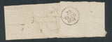 1831 Lettre non entière en franchise avec Grand CAD Gourdon type 12 TB. P807