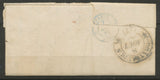 1843 Lettre CAD Vaucouleurs T12 +1D rural rouge + Boîte rurale C Maxey TB. P831