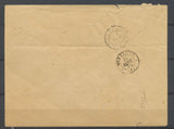 1875 Enveloppe N°60C Ambulant LM1° + Convoyeur-Station Cavaillon BLEU RARE P872