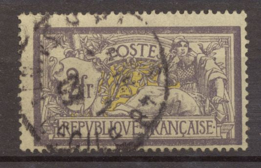 1900 MERSON 2F violet-Jaune TB. Cote 90€ U200