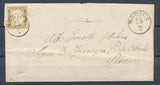 1862 LETTRE SARDAIGNE 10c Obl MODICA Superbe. Signée Baudot et CALVES X1012