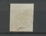 Timbre BORDEAUX 4c. Gris foncé obl. C.17 nuance rare, Superbe X1104