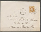 10c. N°13 PIQUAGE SUSSE, Cercle de points cachet CROIX DE LORRAINE Ind 30 X1201