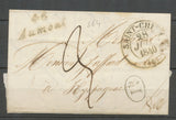 1840 Lettre Cursive 46/Aumont 31 mm + C.13 Saint-Chèly Superbe. LOZERE X1236