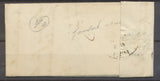 1837 Lettre Cachet Perrecy type 12 + Boîte Rural C: Génélard + 1d Prix 25€ X1268