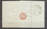 1830 Lettre Marque Pays D'Outremer/Par Collioure Encadré et sans le CàD X1287