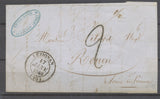 Lettre Lezignan du 17 Janvier 1849 Cachet type 14 X1306